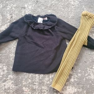 Baby Sweater & Legging Set